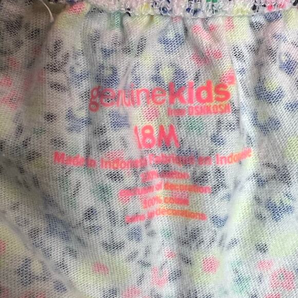 Genuine Kids floral tank top and matching white shorts size 18 months - Picture 5 of 7